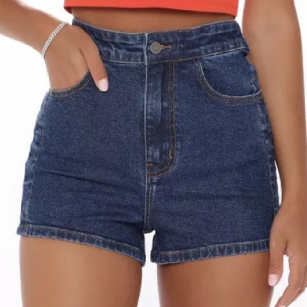 Lace up Jean shorts size small